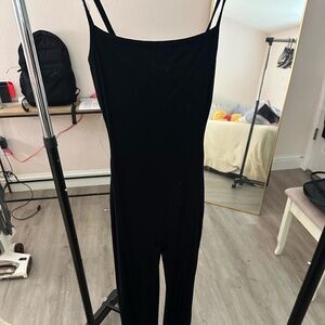 Black Tight Jumpsuit
